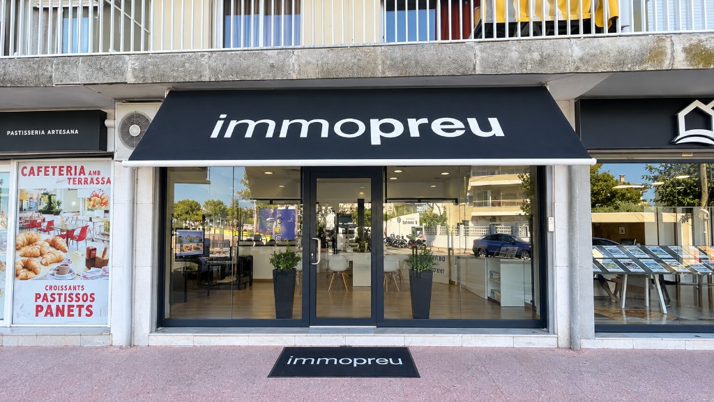 Façana de l'agència IMMOPREU a Platja d'Aro